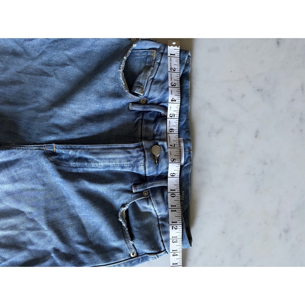 Good American Classic Bootcut High Rise Denim Jeans Medium Wash Size 4/27 - Picture 13 of 15